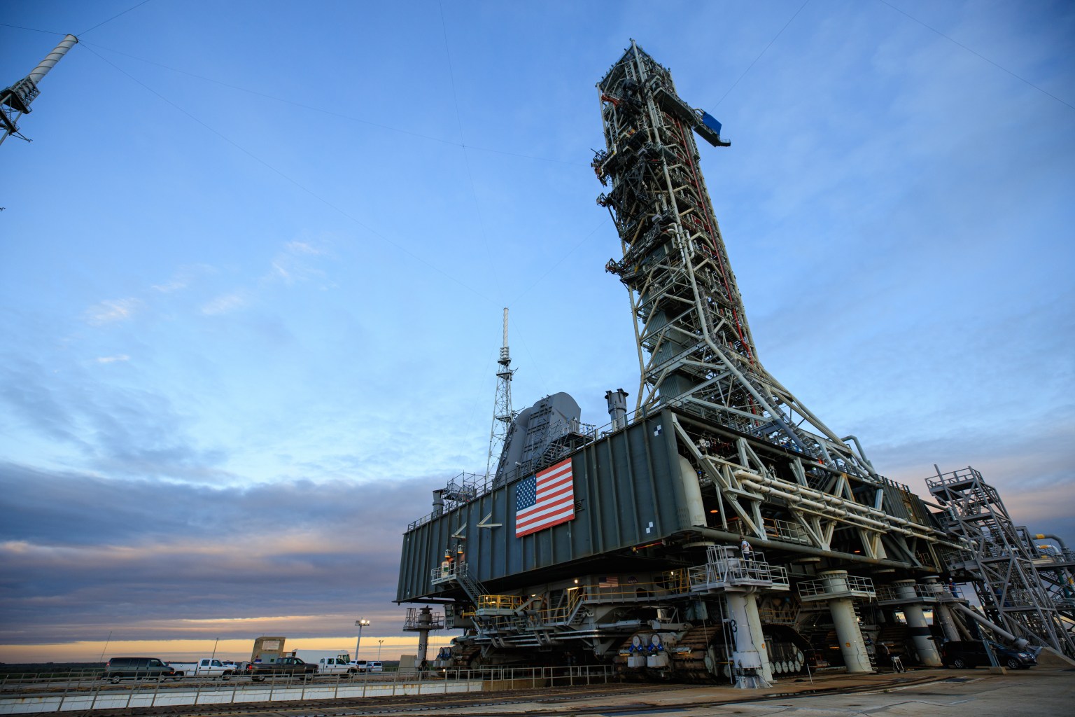 Artemis Mobile Launcher 1 official NASA archive view