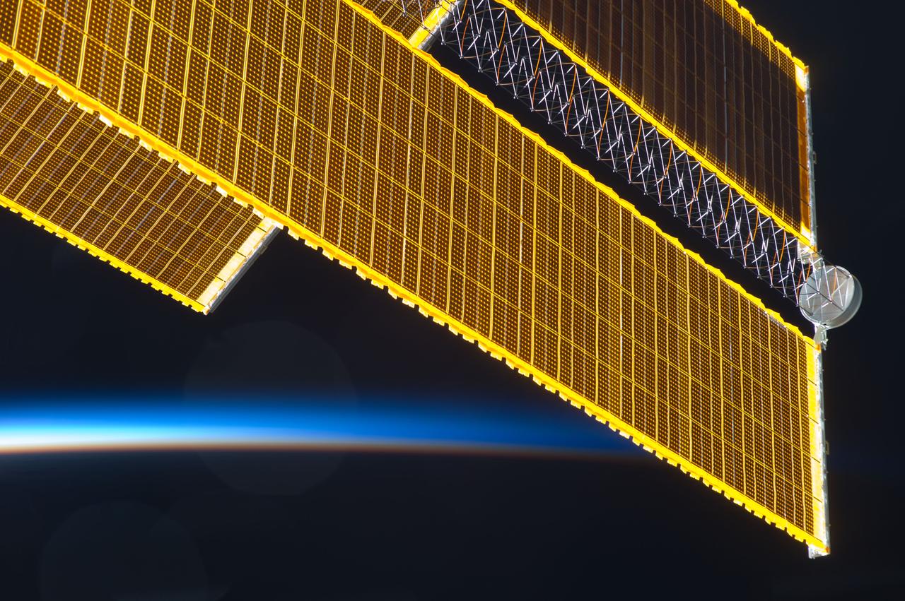 International Space Station Solar Array Wings official NASA archive view